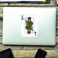 Welsh Guards King of Spades Waterproof Vinyl Sticker/Decal 10cm redplume