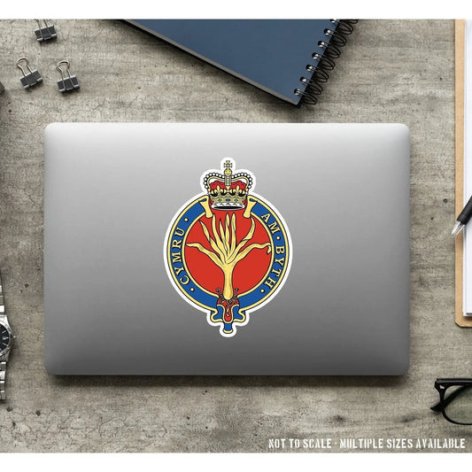 Welsh Guards Waterproof Vinyl Stickers - Official MoD Reseller redplume