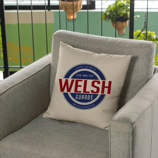Welsh Retro Cushion Cover - Ideal Stocking Filler - Red Plume