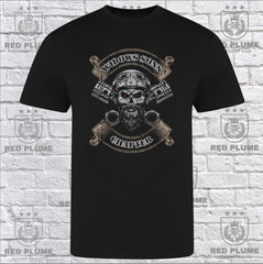 Widows Sons Customised Bearded T Shirt redplume