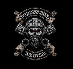 Widows Sons Customised Bearded T Shirt redplume