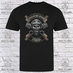 Widows Sons BEDA Bearded T Shirt redplume