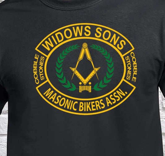 Widows Sons Chapter - Cobble Stones T Shirt - Red Plume