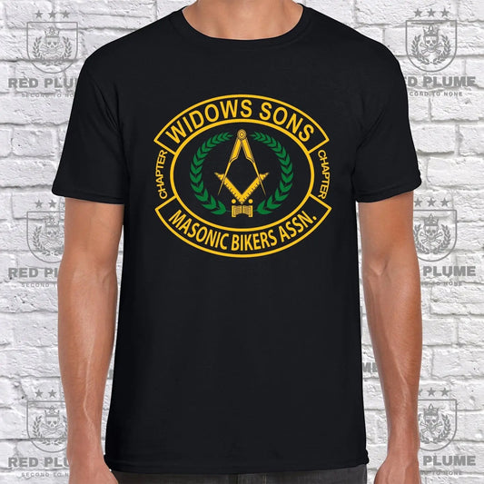 Widows Sons Chapter Customised T Shirt redplume