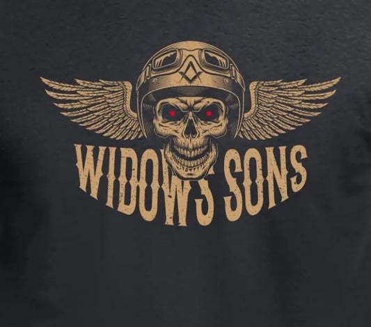 Widows Sons Demon Eyes T Shirt - Red Plume