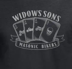 Widows Sons Full Hand T Shirt Front redplume