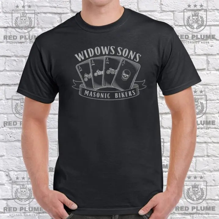 Widows Sons Full Hand T Shirt Front redplume