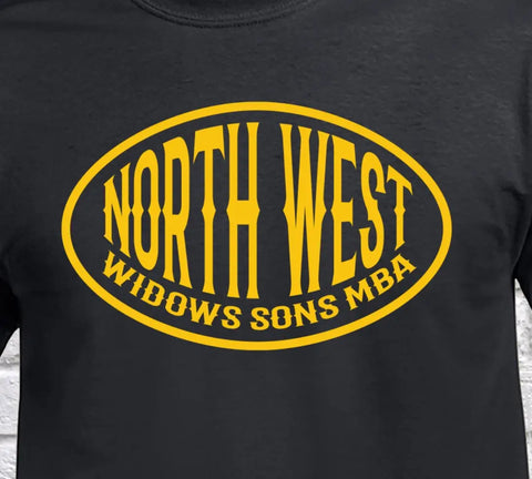 Widows Sons Oval T-Shirt -North West Edition - Red Plume