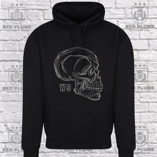 Widows Sons Skull Hoodie redplume