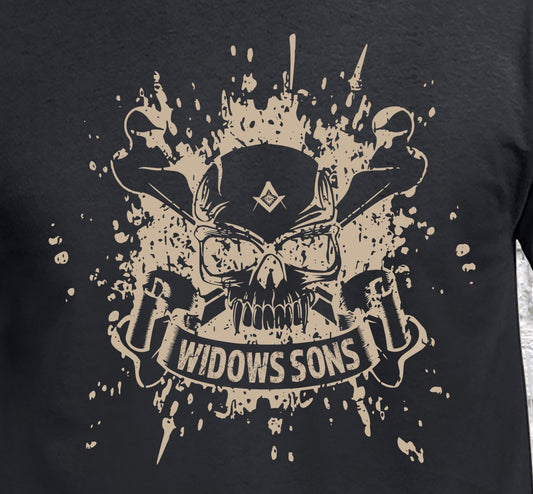 Widows Sons Splatter T Shirt redplume