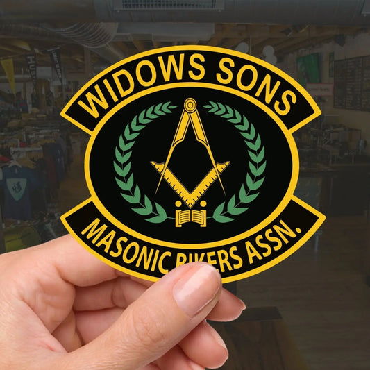 Widows Sons Vinyl Stickers/Decals - Red Plume