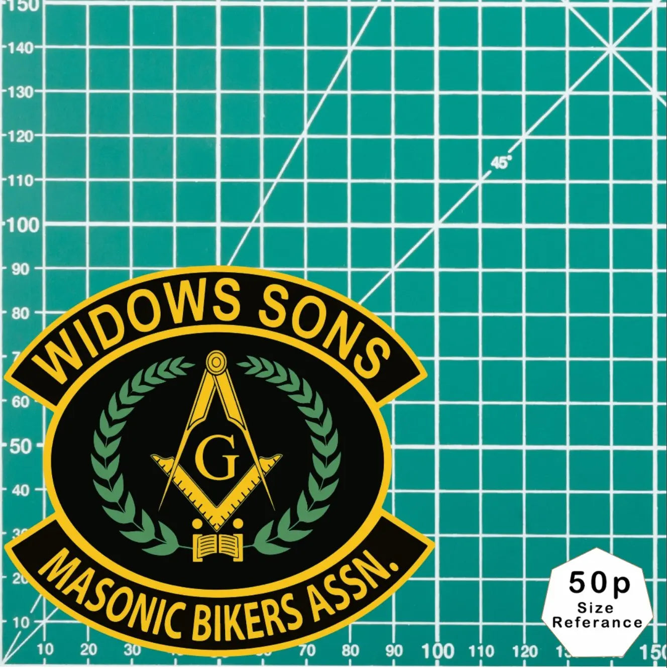 Widows Sons Vinyl Stickers/Decals - Red Plume