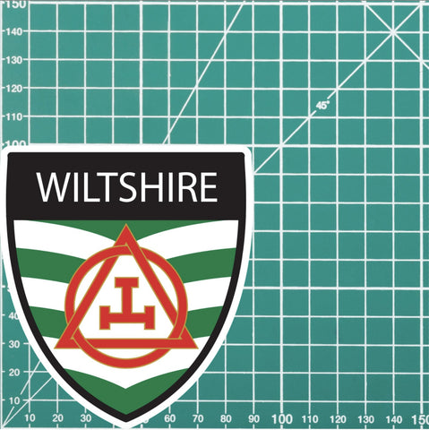 Wiltshire Masonic Holy Royal Arch Shield Sticker redplume