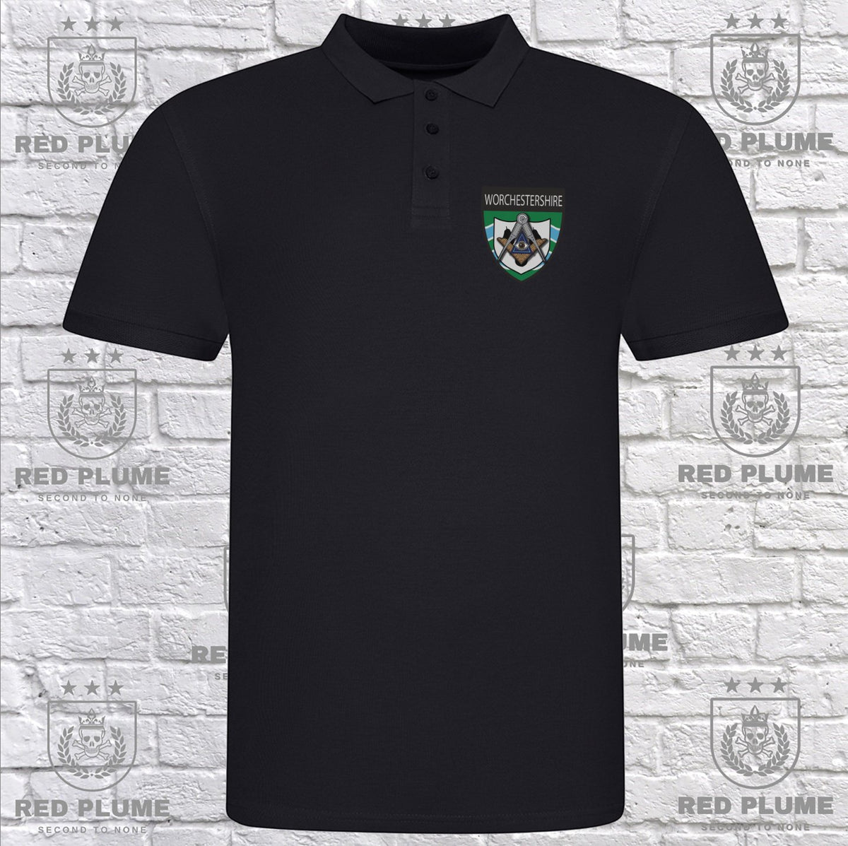 Worcestershire Craft Premium Polo Shirt redplume