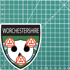 Worcestershire Masonic Holy Royal Arch Shield Sticker redplume