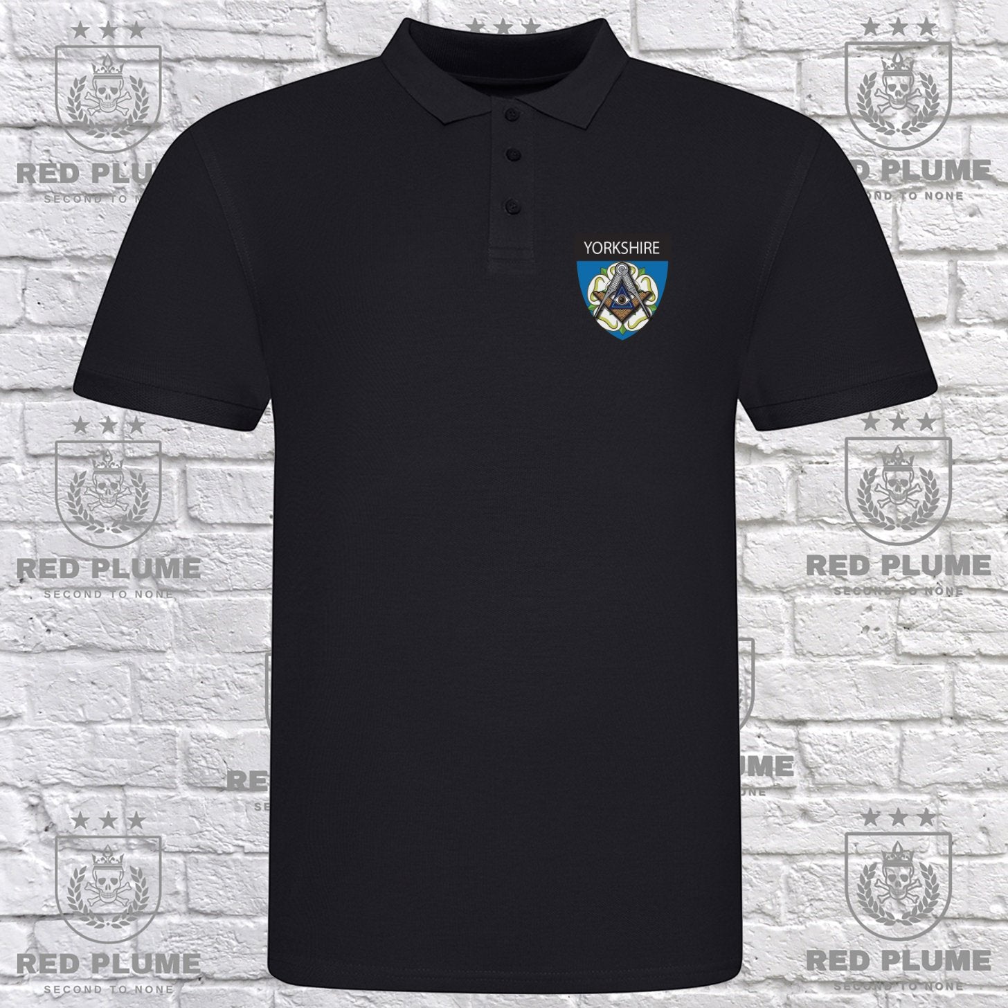 Yorkshire Craft Premium Polo Shirt redplume